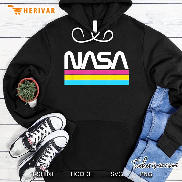 Nasa Worm Logo Retro Hoodie