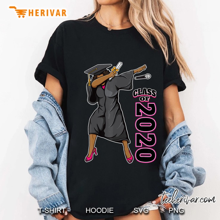 Class Of 2020 Dabbing Senior 2020 Graduation Version2 Ladies Tee