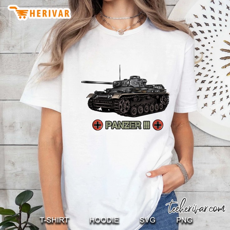 Panzer 3 World War 2 German Tank Ladies Tee