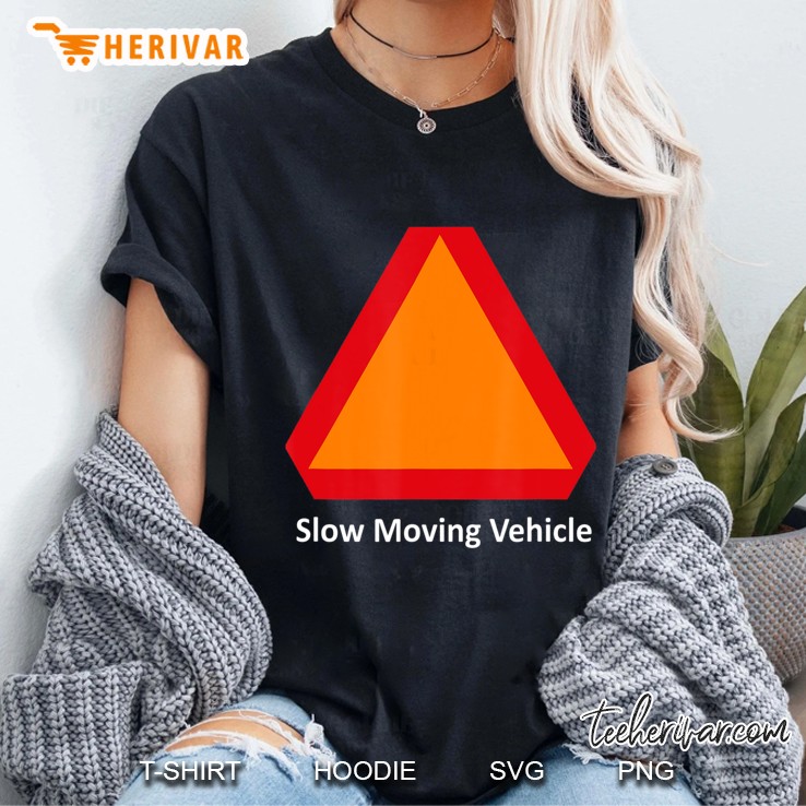 Slow Moving Vehicle Ladies Tee