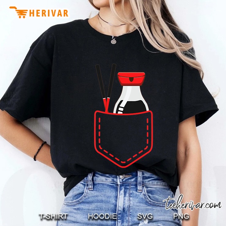 Soy Sauce In Pocket Ladies Tee