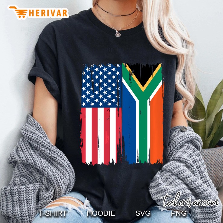 USA South Africa Flag Hoodie