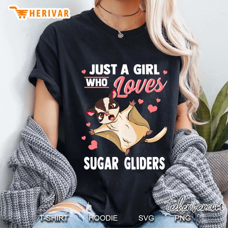 Just A Girl Who Loves Sugar Gliders Ladies Tee