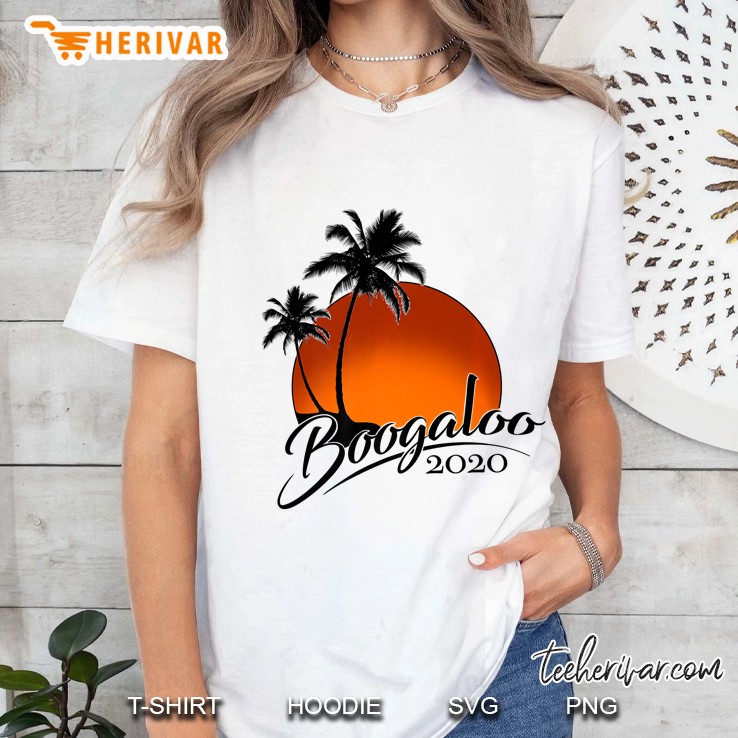 Boogaloo 2020 Beach Sunset Ladies Tee