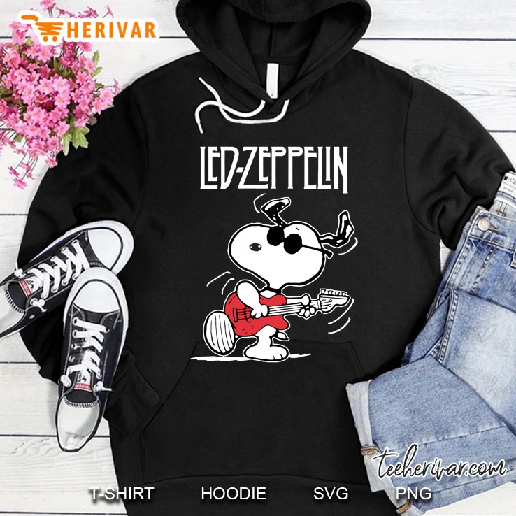 Led Zeppelin History Of Led Zeppelin Snoopy Version Hoodie