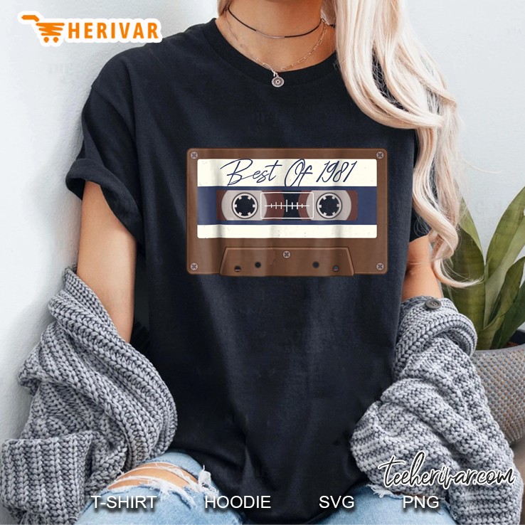 Best Of 1981 Cassette Tape Ladies Tee
