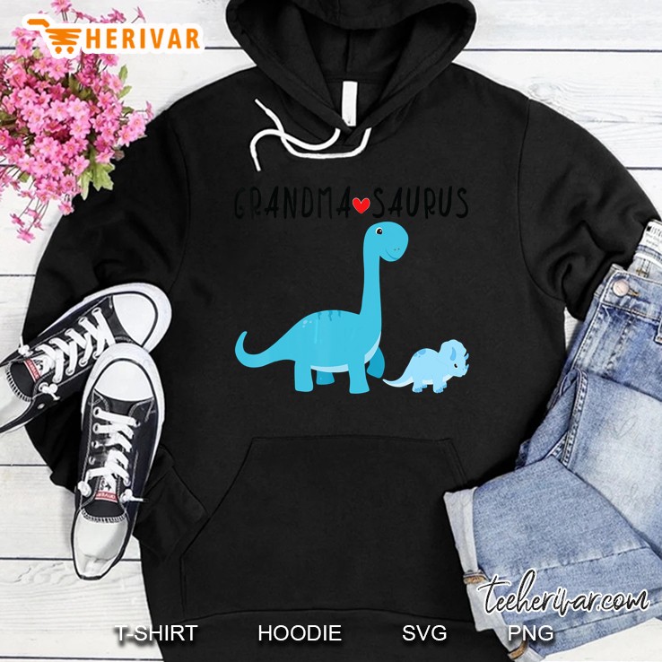 Grandma-Saurus Dinosaur Grandma Hoodie
