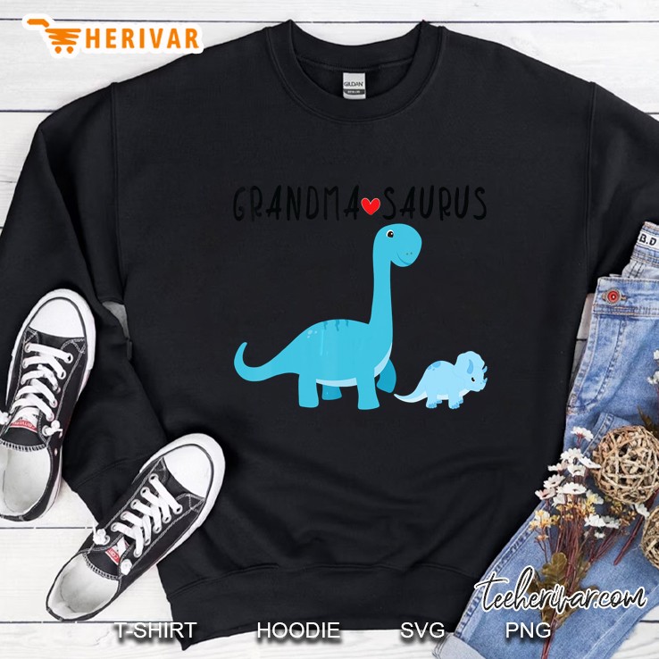 Grandma-Saurus Dinosaur Grandma Sweatshirt