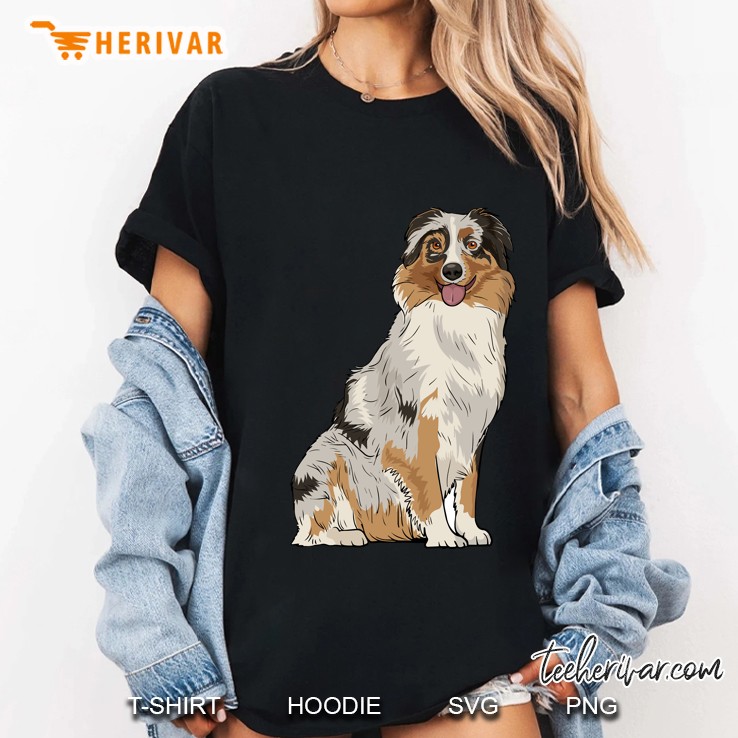 Australian Shepherd Dog Lover Ladies Tee