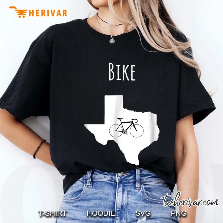 Bike Texas Cyclist Road Racing Bicycle Hoodie