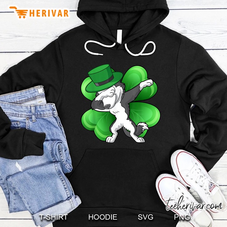 Dabbing Leprechaun Siberian Husky Dog Irish St Patricks Day Hoodie