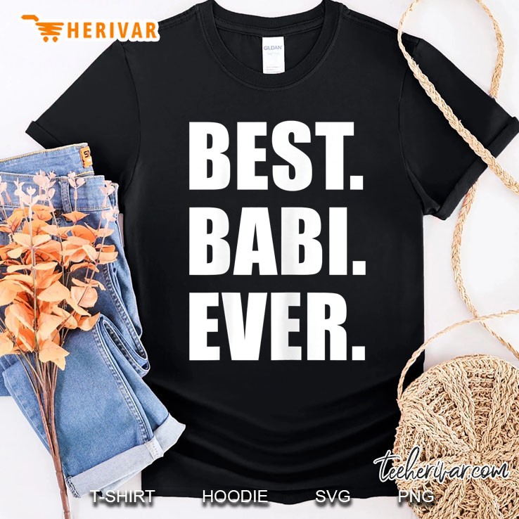 Womens Best Babi Ever Czech Grandmother Shirt Shirt
