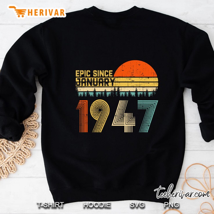 Epic Since January 1947 Vintage Version Mugs