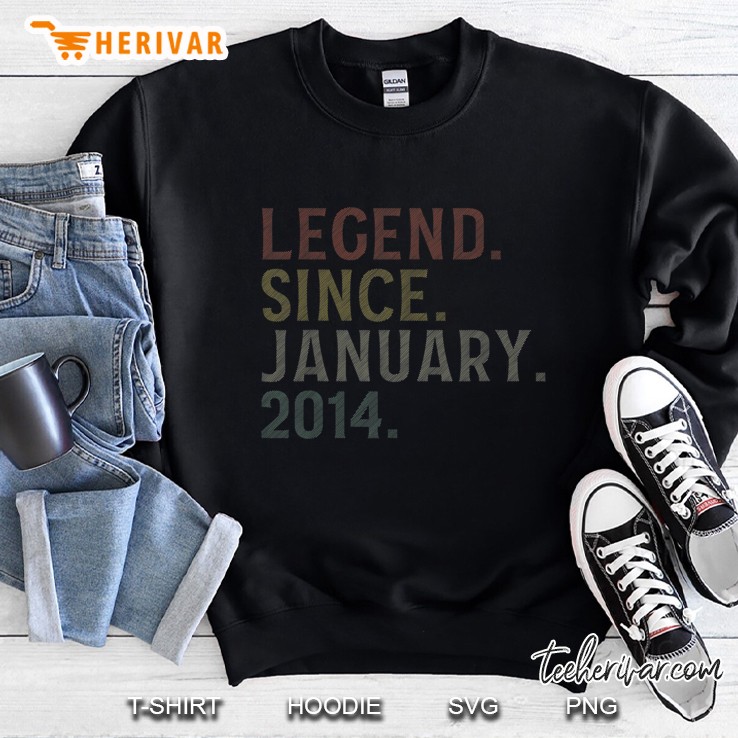 Legend Since January 2014 Vintage Version Sweatshirt