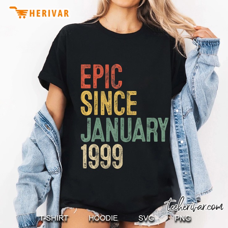 Epic Since January 1999 Vintage Version Ladies Tee
