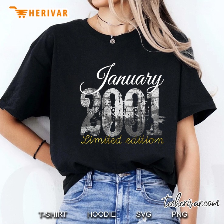 January 2001 Limited Edition 19 Year Old Ladies Tee