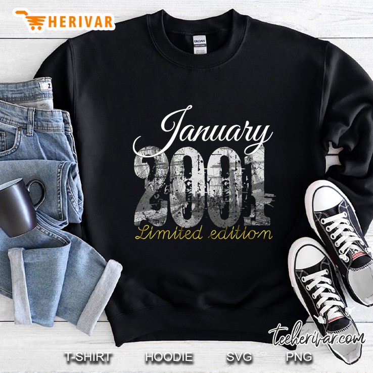 January 2001 Limited Edition 19 Year Old Sweatshirt