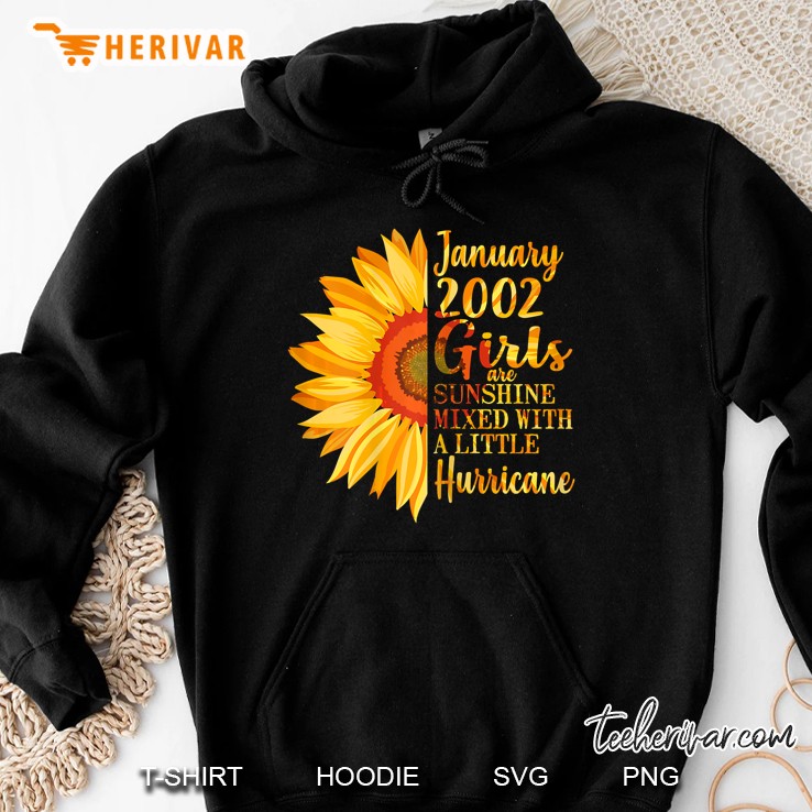 January 2002 Girls Are Sunshine Mixed With A Little Huricane Hoodie