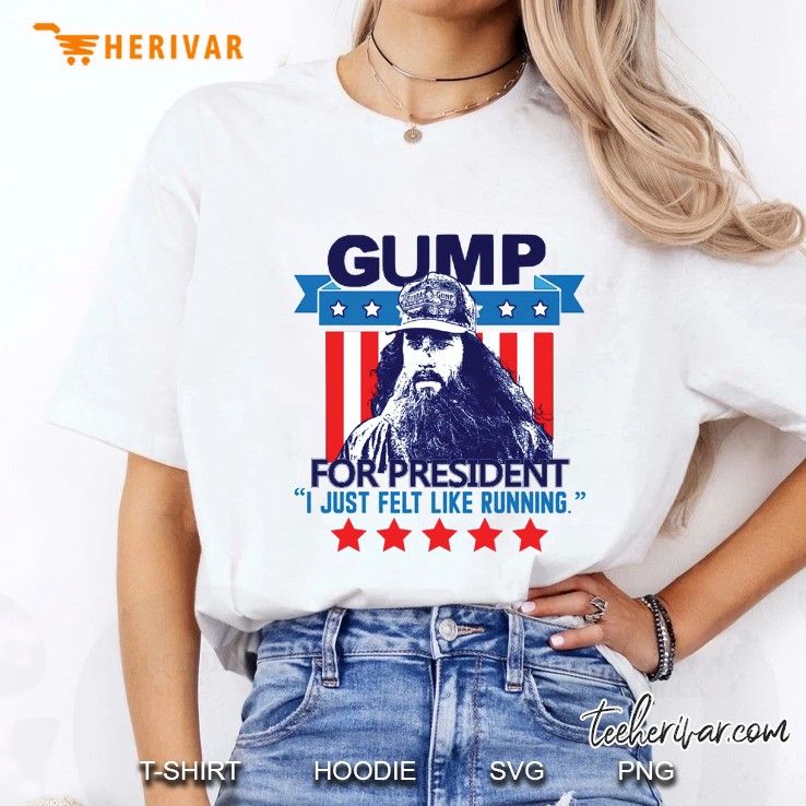 Gump For President I Just Felt Like Running Ladies Tee