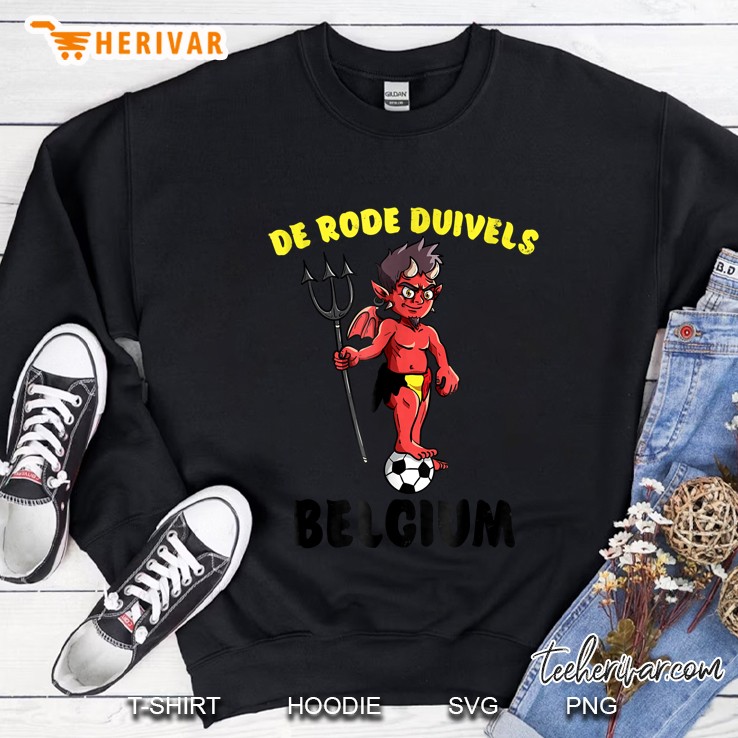De Rode Duivels Belgium Red Devils Soccer Sweatshirt