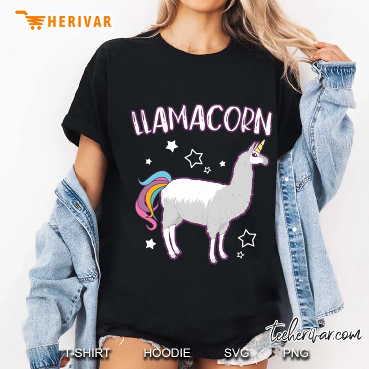 Llamacorn Unicorn Llama Ladies Tee
