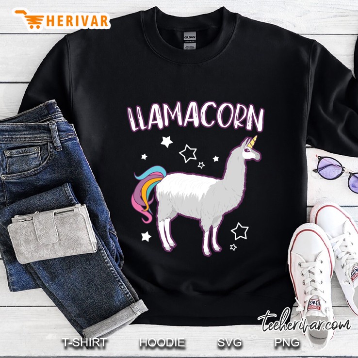 Llamacorn Unicorn Llama Sweatshirt