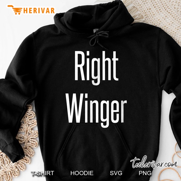 Right Winger Conservative Republican Hoodie