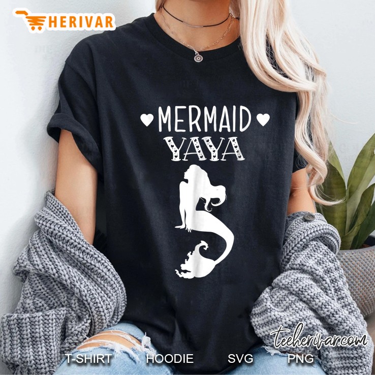 Mermaid Yaya Birthday Ladies Tee