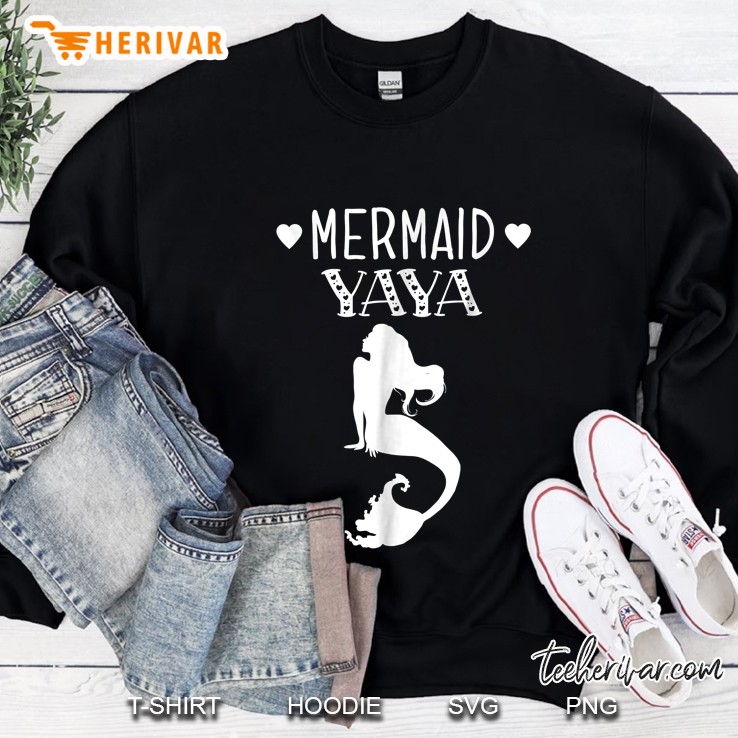 Mermaid Yaya Birthday Sweatshirt