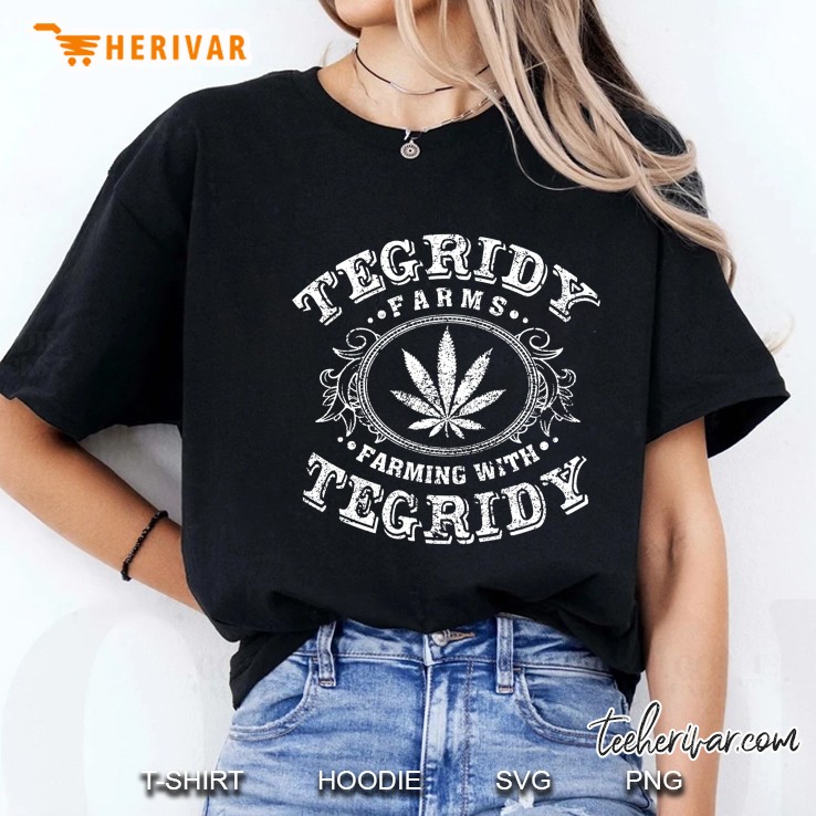 Tegrity Farms Farming With Tegridy Ladies Tee