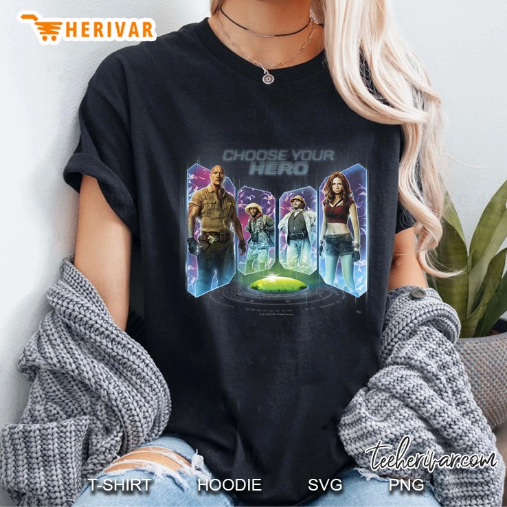 Choose Your Hero Jumanji The Next Level Ladies Tee