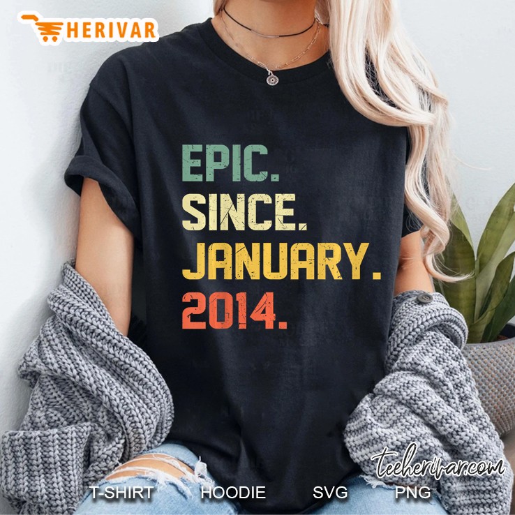 Epic Since January 2014 Vintage Version Ladies Tee