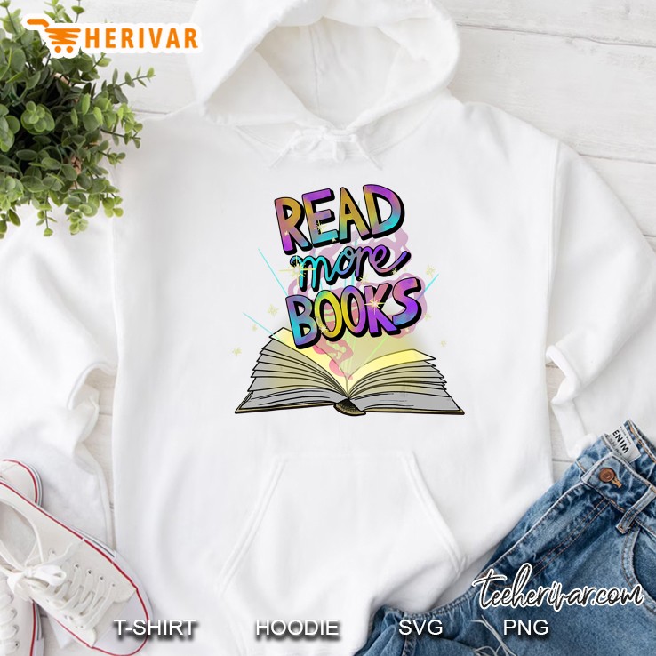 Read More Books White Version Hoodie