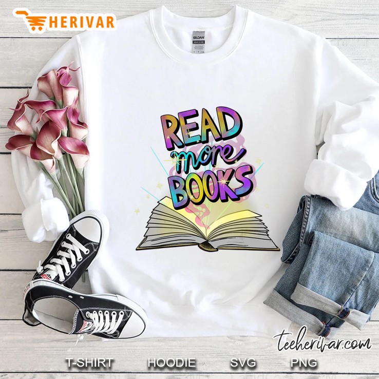 Read More Books White Version Sweatshirt