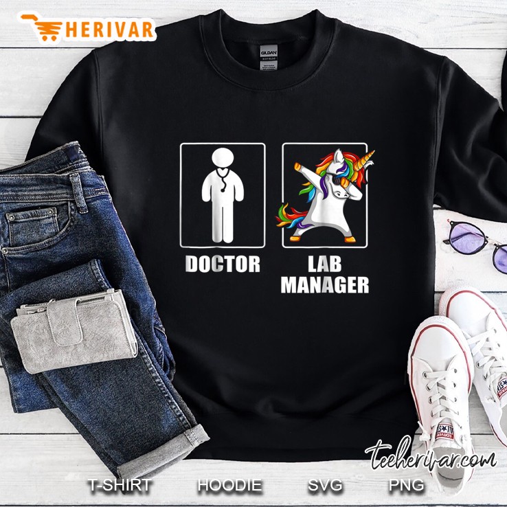 Lab Manager Unicorn Dabbing Version Sweatshirt