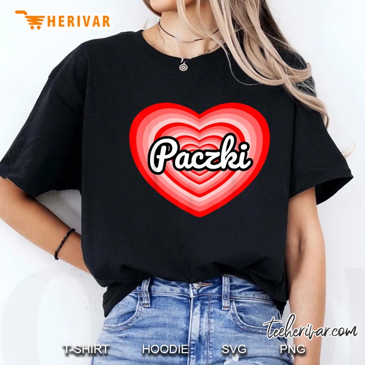 Paczki I Love Paczkis Fat Tuesday Donut Pastry Ladies Tee