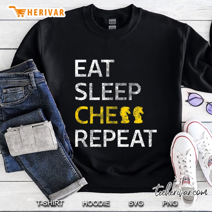 Eat Sleep Chess Repeat Version2 Sweatshirt