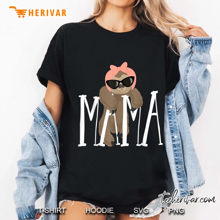 Mama Sloth Version2 Ladies Tee