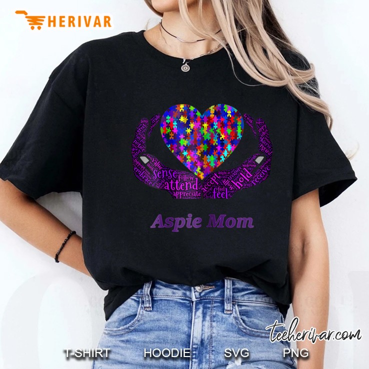 Aspie Mom Autism Awareness Ladies Tee
