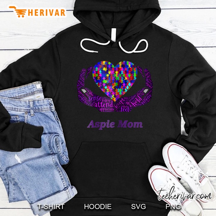 Aspie Mom Autism Awareness Hoodie