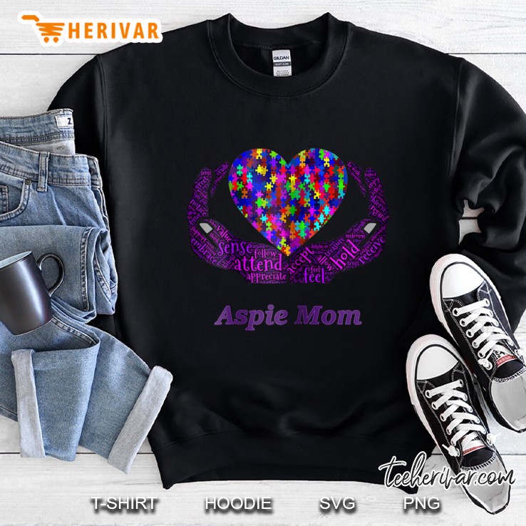 Aspie Mom Autism Awareness Sweatshirt