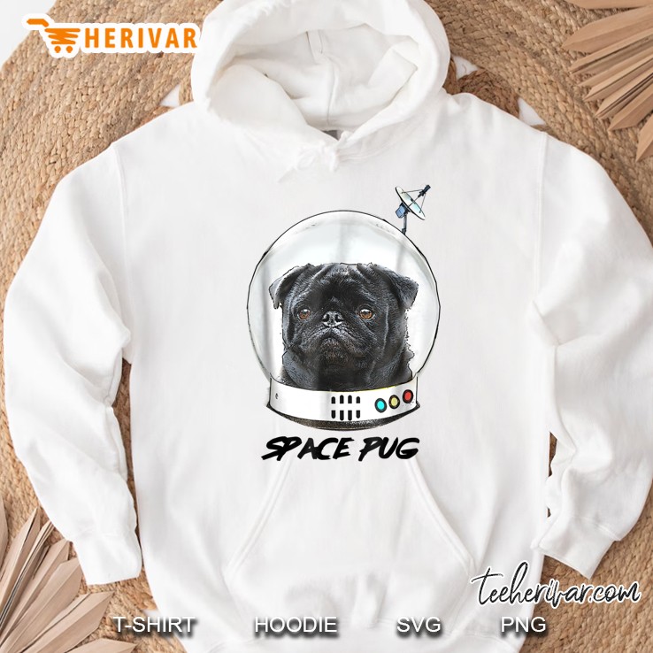 Space Pug Astronaut Hoodie