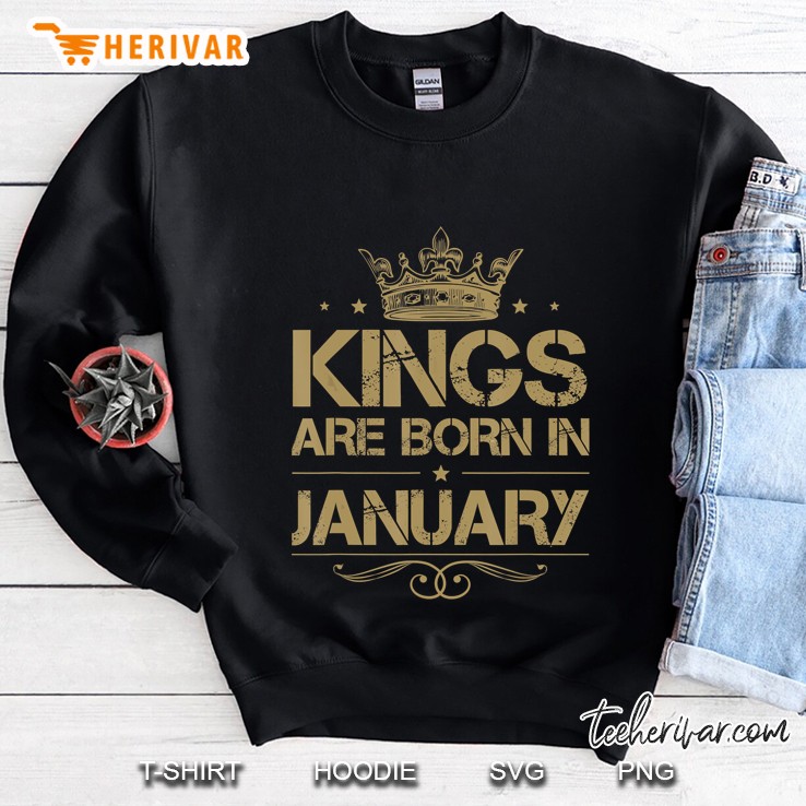 Kings Are Born In January Version2 Sweatshirt