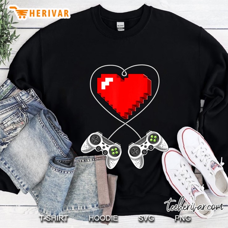 Video Gamer Heart Controller Valentine’s Day Version2 Sweatshirt