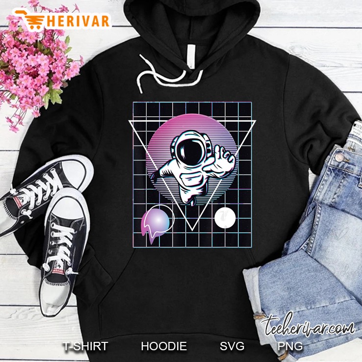 Astronaut Spaced Out Aesthetic Vaporwave Hoodie