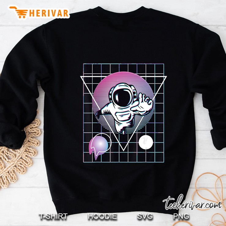 Astronaut Spaced Out Aesthetic Vaporwave Sweatshirt
