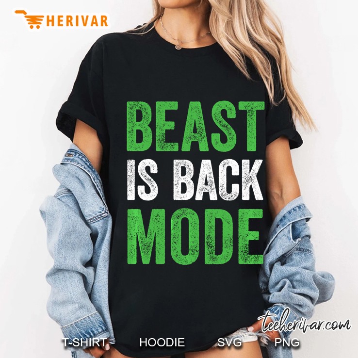 Beast Is Back Mode Version2 Ladies Tee