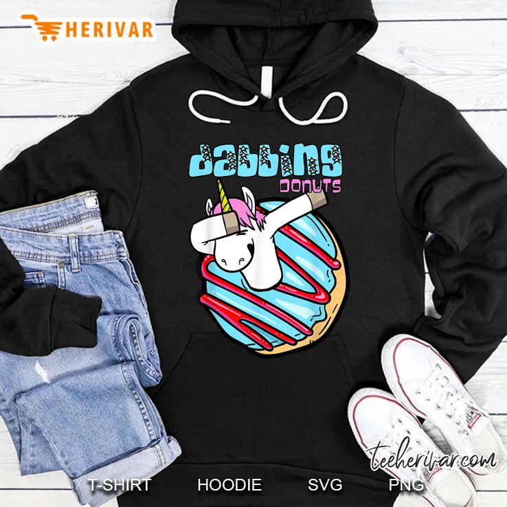 Dabbing Donuts Unicorn Hoodie