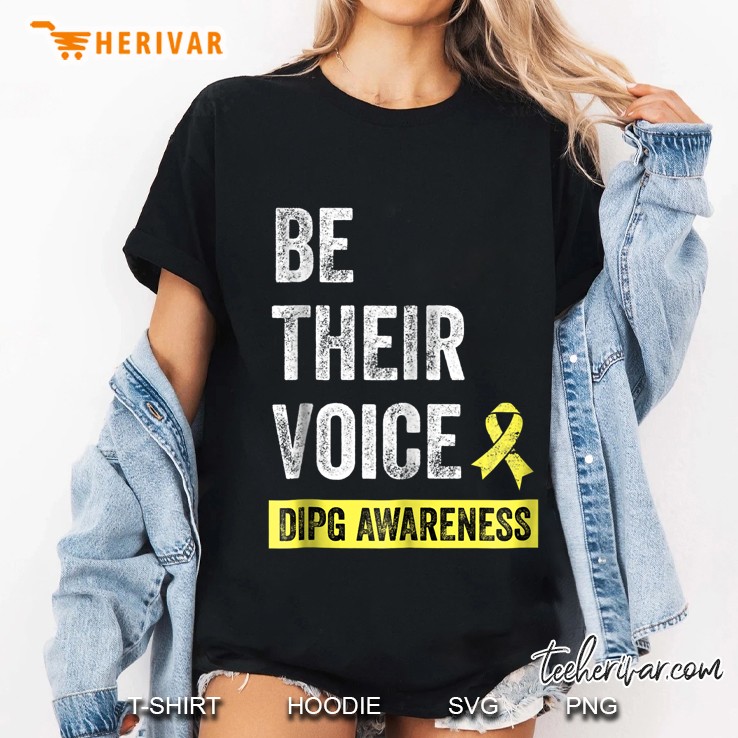 Be Their Voice Dipg Awareness Ladies Tee