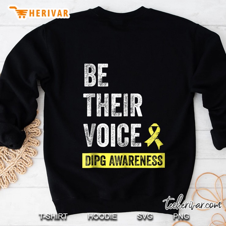 Be Their Voice Dipg Awareness Sweatshirt